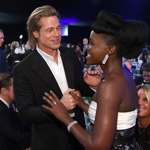Brad Pitt, Lupita Nyong'o, 2020 Screen Actors Guild Awards, SAG Awards, Reunions