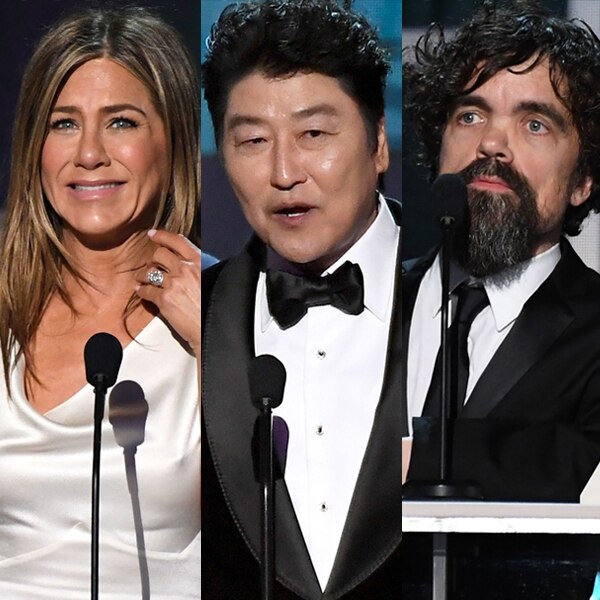 Jennifer Aniston, Kang-ho Song, Peter Dinklage, 2020 Screen Actors Guild Awards, SAG Awards