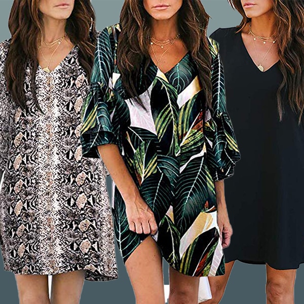 E-Comm: Amazom Bell Sleeve Dress