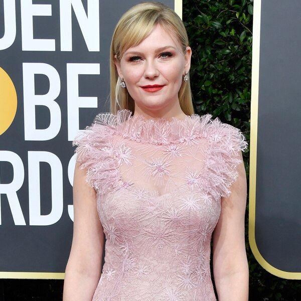 Kirsten Dunst, 2020 Golden Globe Awards, Red Carpet Fashion
