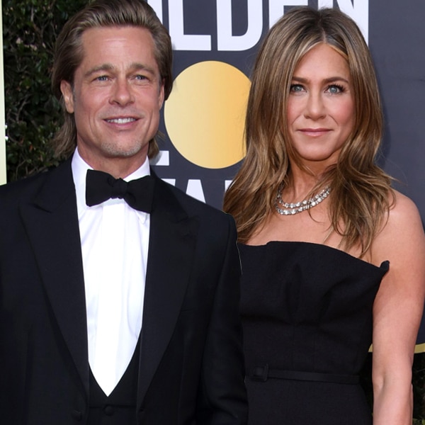 Brad Pitt, Jennifer Aniston, 2020 Golden Globe Awards