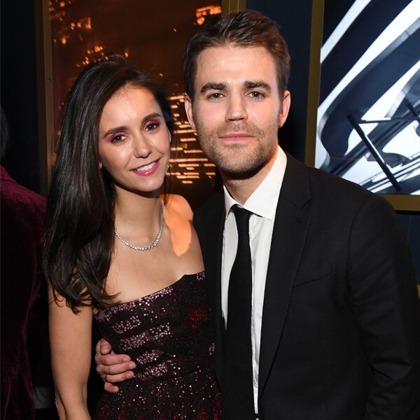 Nina Dobrev, Paul Wesley, 2020 Golden Globes, Inside Party Pics