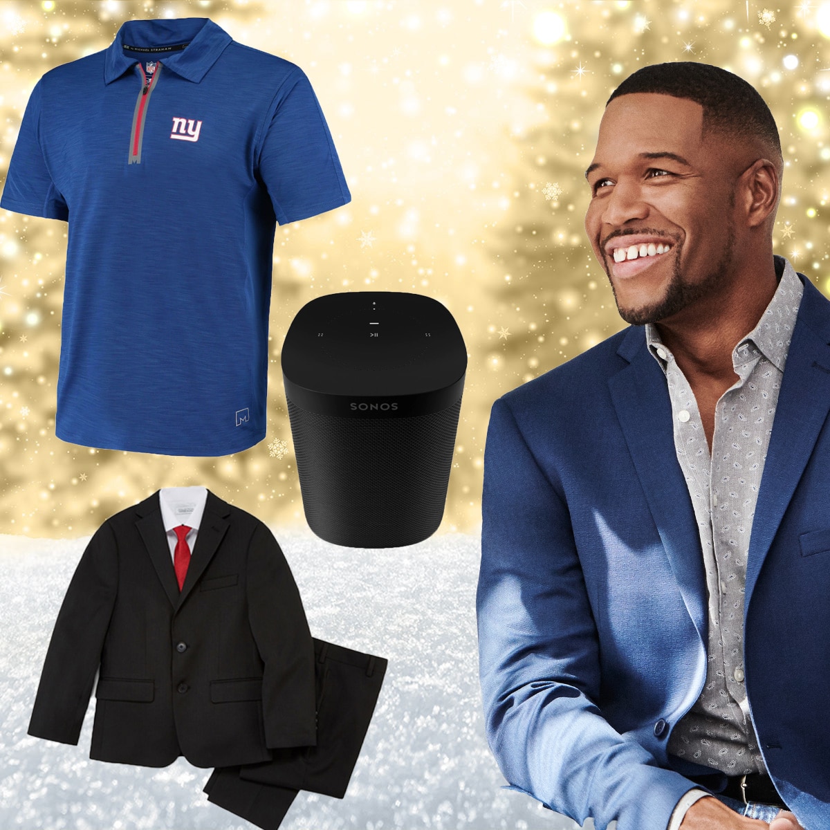 Ecomm, Holiday Gift Guide Michael Strahan