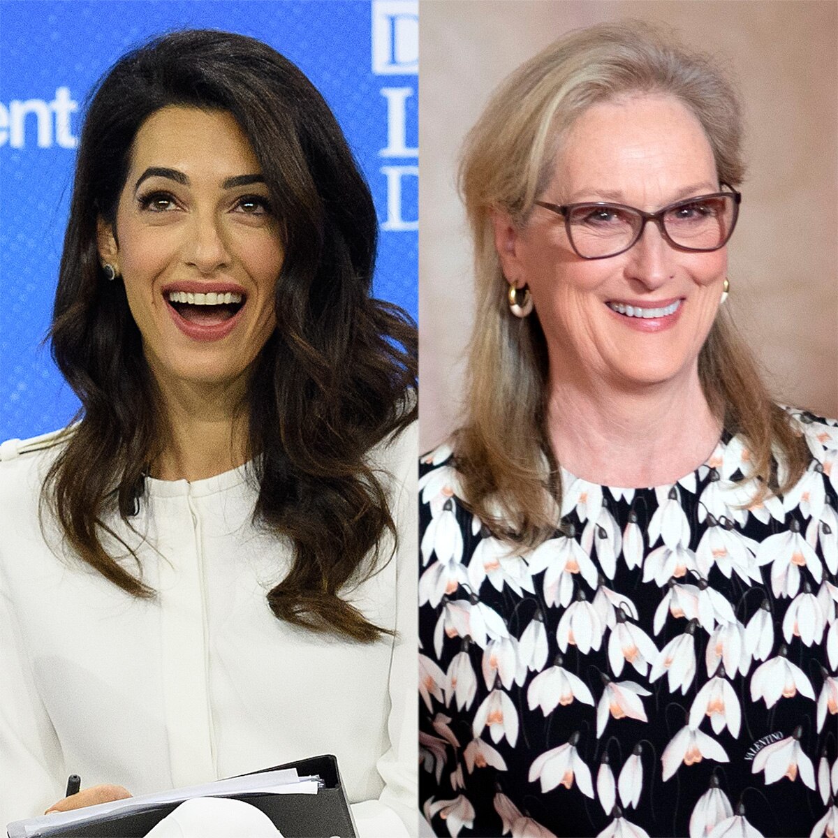 Amal Clooney, Meryl Streep