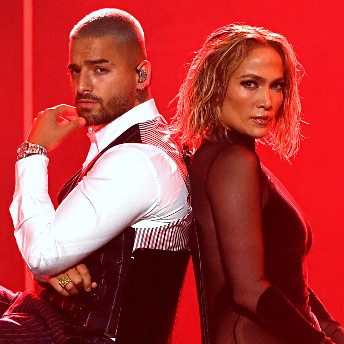 Jennifer Lopez, Maluma, 2020 American Music Awards, AMAs, Show
