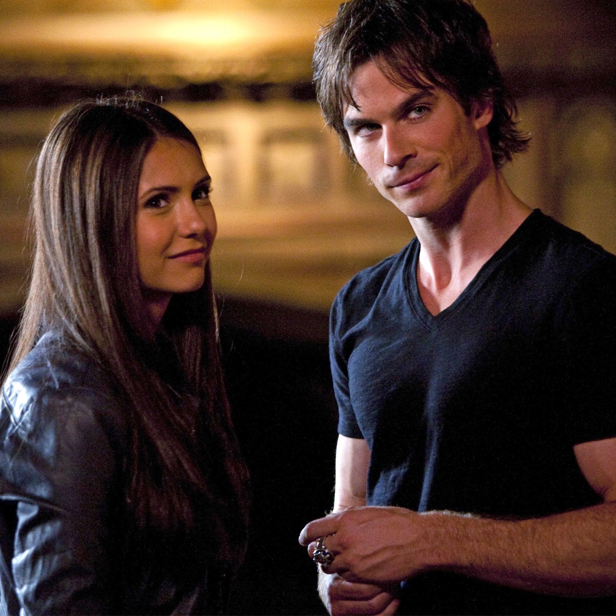 Nina Dobrev, Ian Somerhalder, The Vampire Diaries