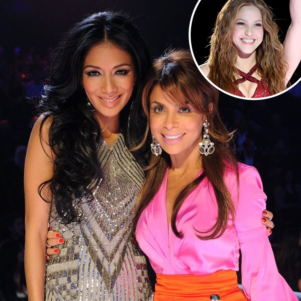 Nicole Scherzinger, Paula Abdul, Shakira
