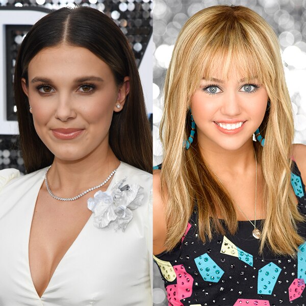 Millie Bobby Brown, Hannah Montana, Miley Cyrus