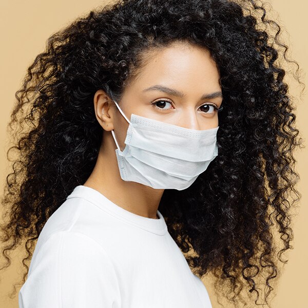 Maskne, face mask