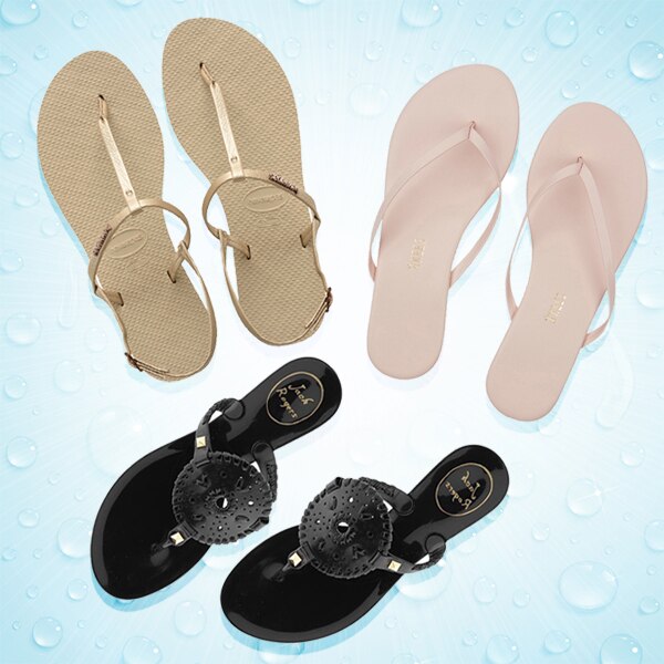 EComm: Best pool/beach shoes/flip flops