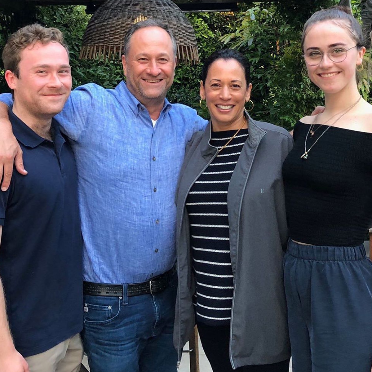 Kamala Harris, Douglas Emhoff, family, Cole Harris, Ella Harris