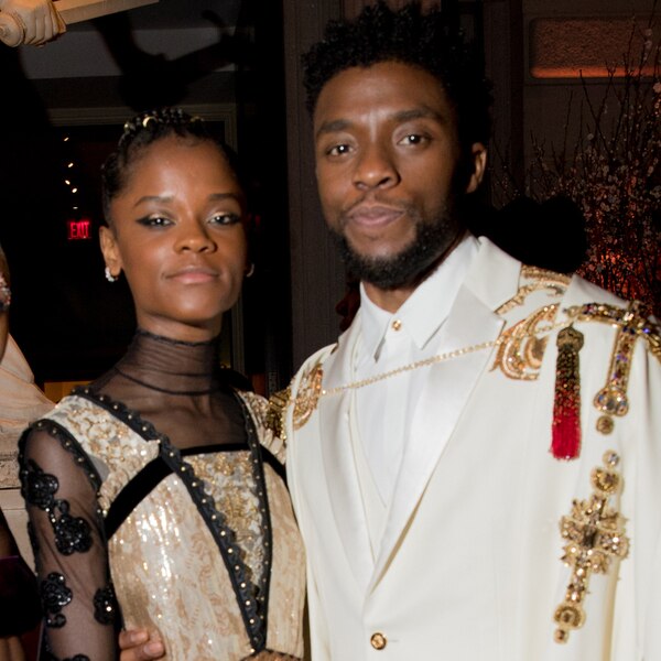 Letitia Wright, Chadwick Boseman