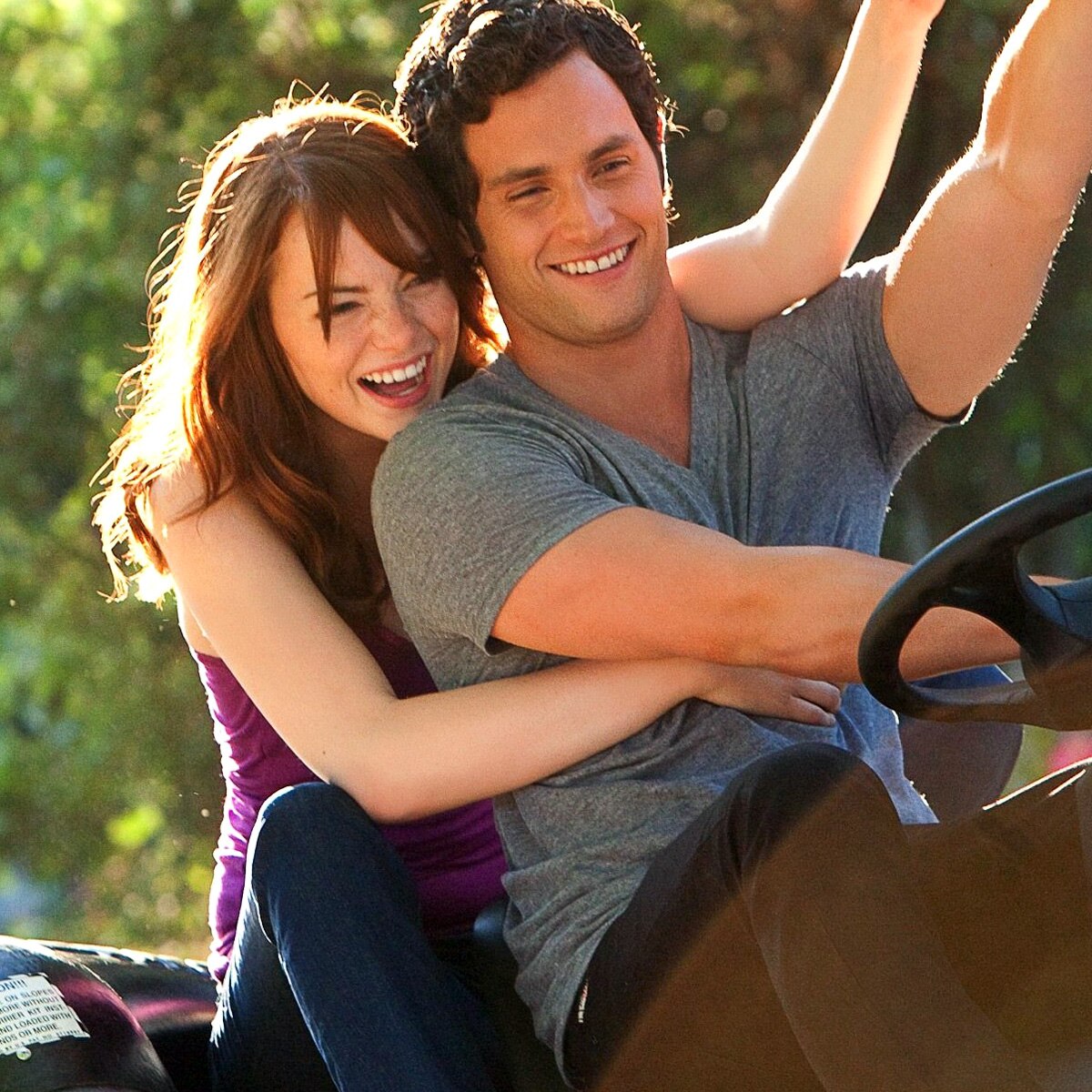 Emma Stone, Penn Badgley, Easy A