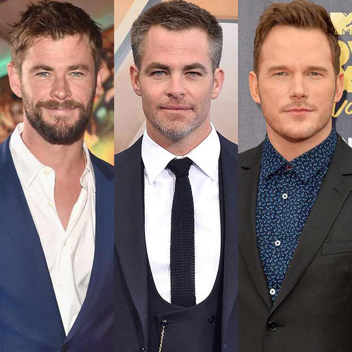 Chris Hemsworth, Chris Pine, Chris Pratt