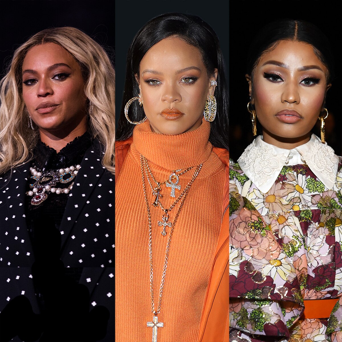 Beyonce, Rihanna, Nicki Minaj