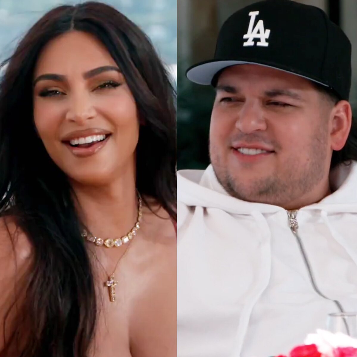Kim Kardashian and Rob Kardashian from KUWTK Birthday Special