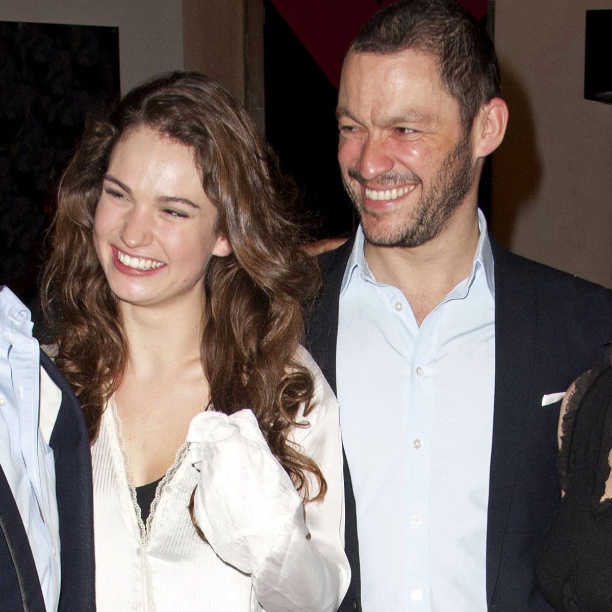 Lily James, Dominic West