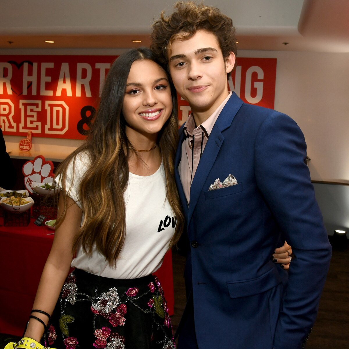 Olivia Rodrigo, Joshua Basset, Disney+'s High School Musical Premiere