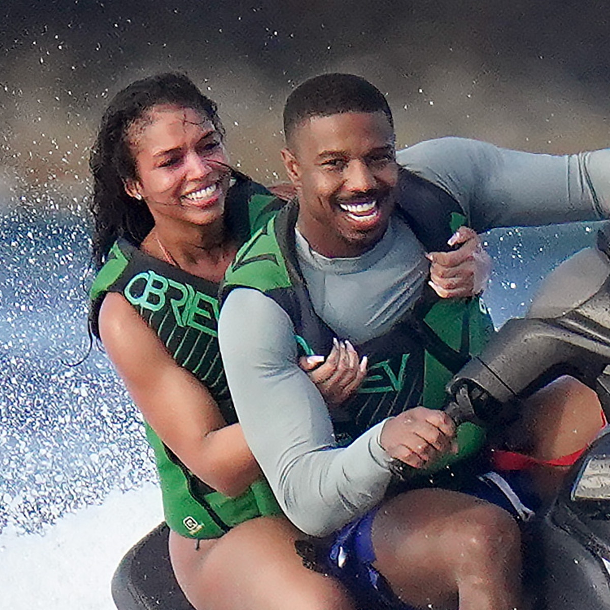 Michael B. Jordan, Lori Harvey, St. Barths