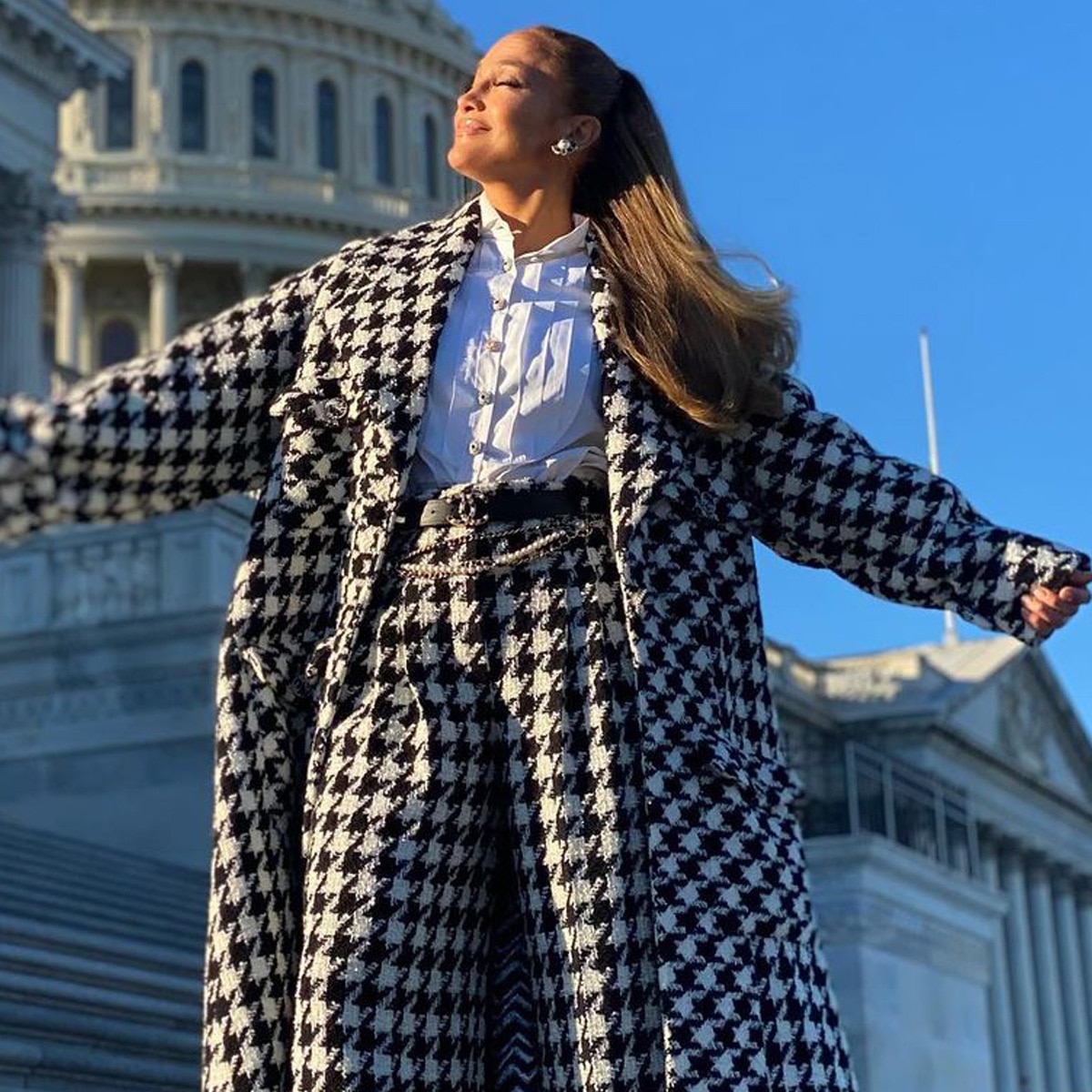 Jennifer Lopez, 2021 Presidential Inauguration, social pics