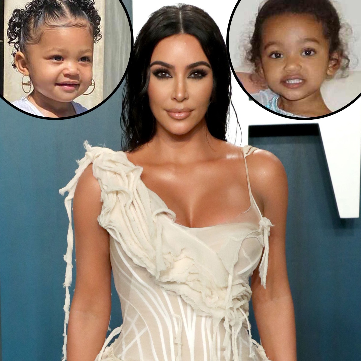 Kim Kardashian, Stormi Webster, Chicago West
