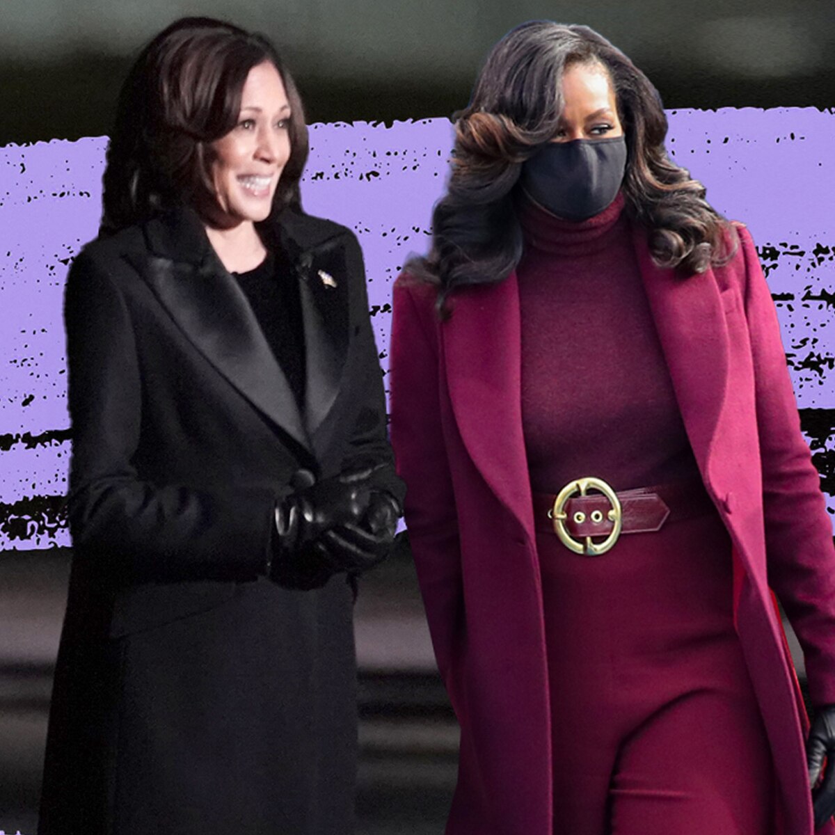 Kamala Harris, Michelle Obama, Sergio Hudson