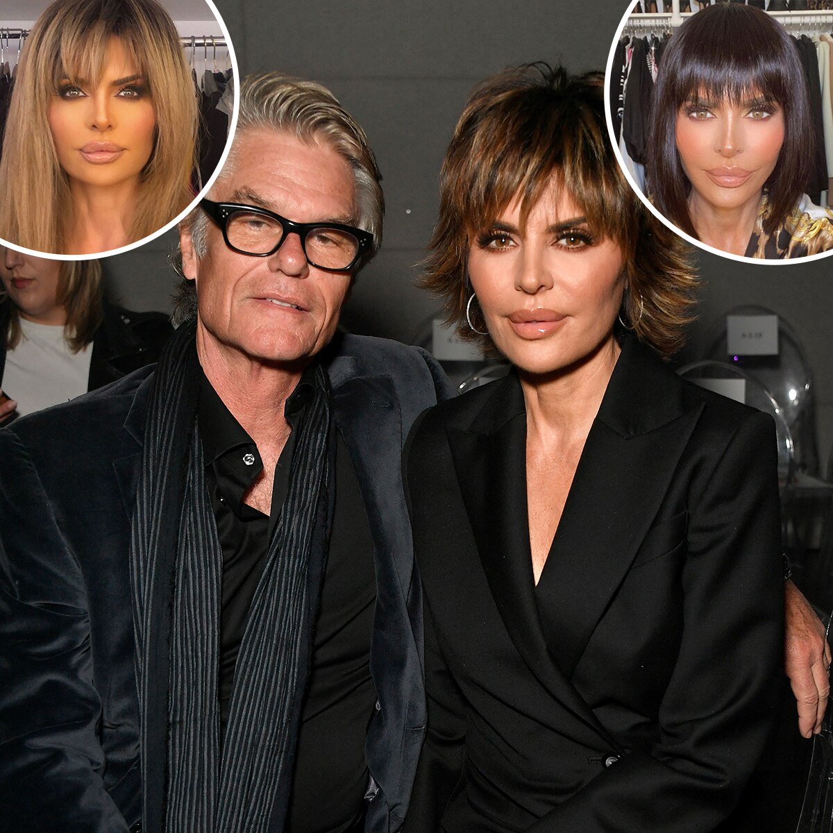 Harry Hamlin, Lisa Rinna, Hairstyles