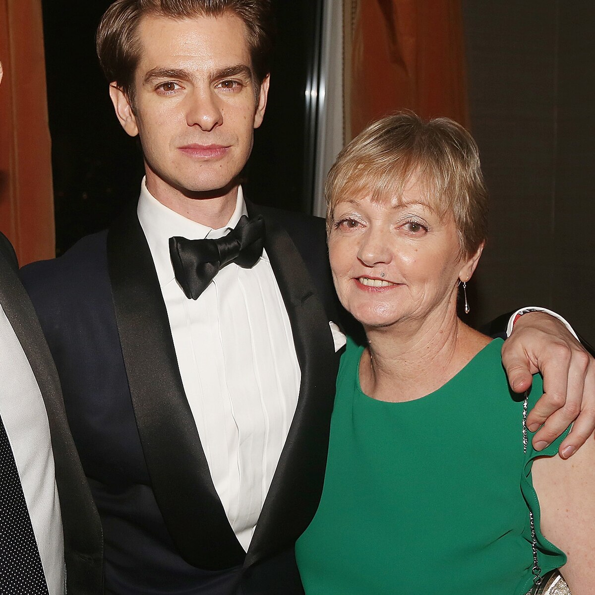 Andrew Garfield and mother Lynn Garfield