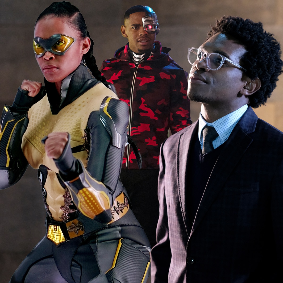 Nafessa Williams, Black Lightning, Joivan Wade, Doom Patrol, Camrus Johnson, Batwoman, Superheroes, Black History Month