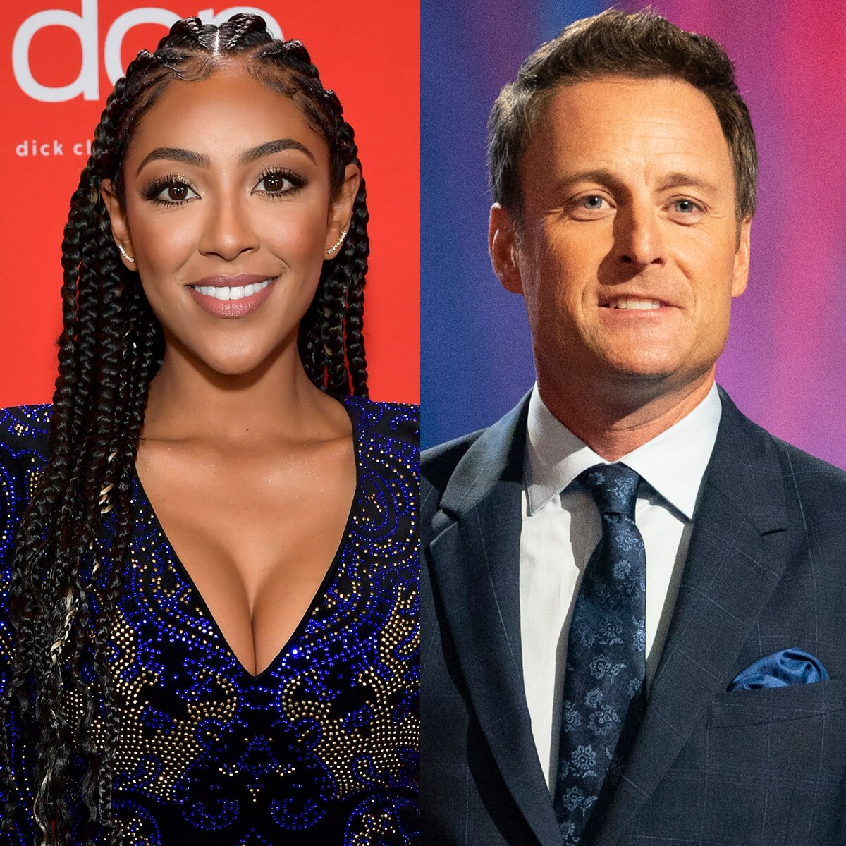 Tayshia Adams, Chris Harrison