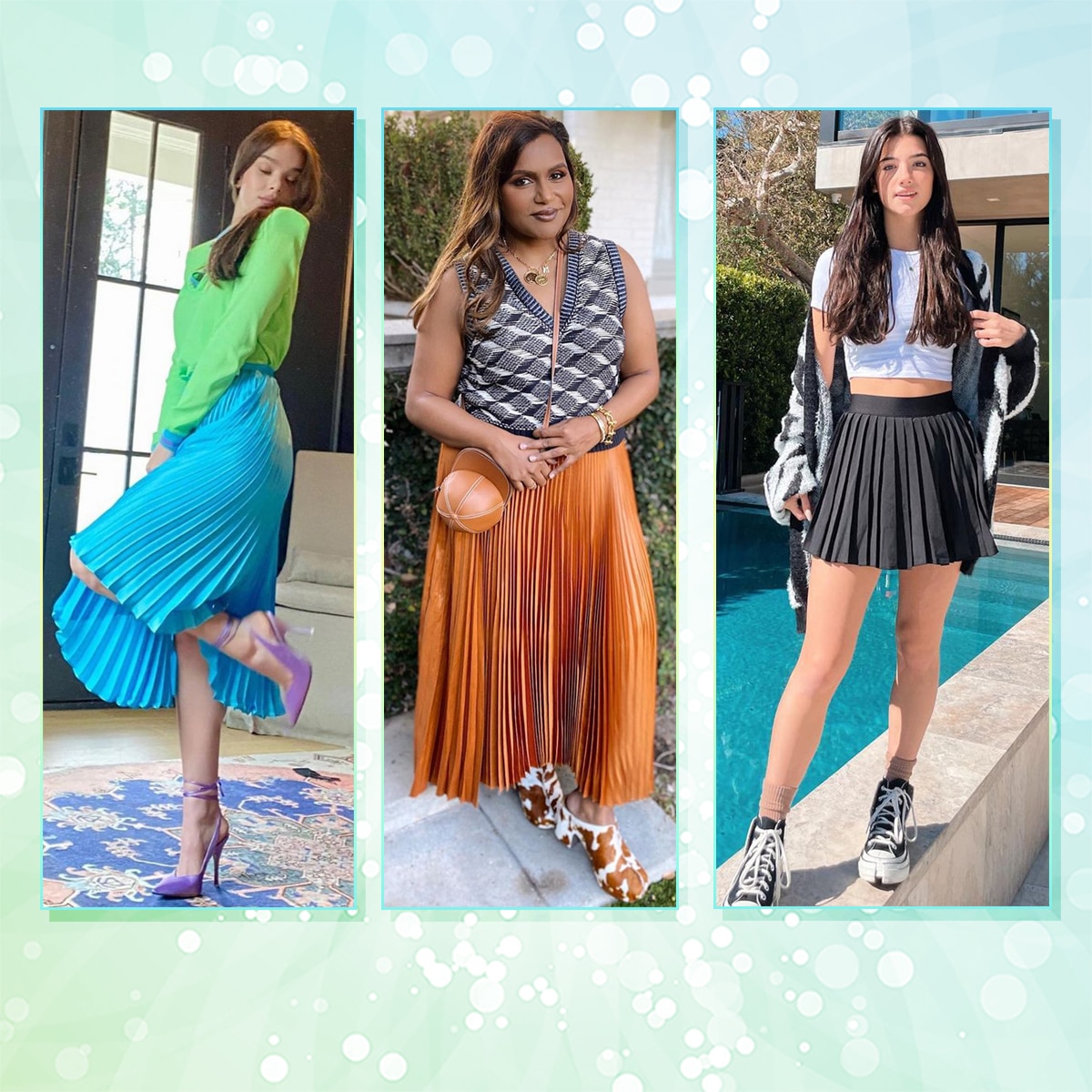 E-Comm: Daily Pop Tuesday Trends - Pleated Skirts