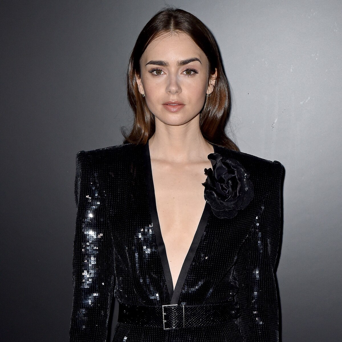 Lily Collins, 2020 Paris Fashion Week