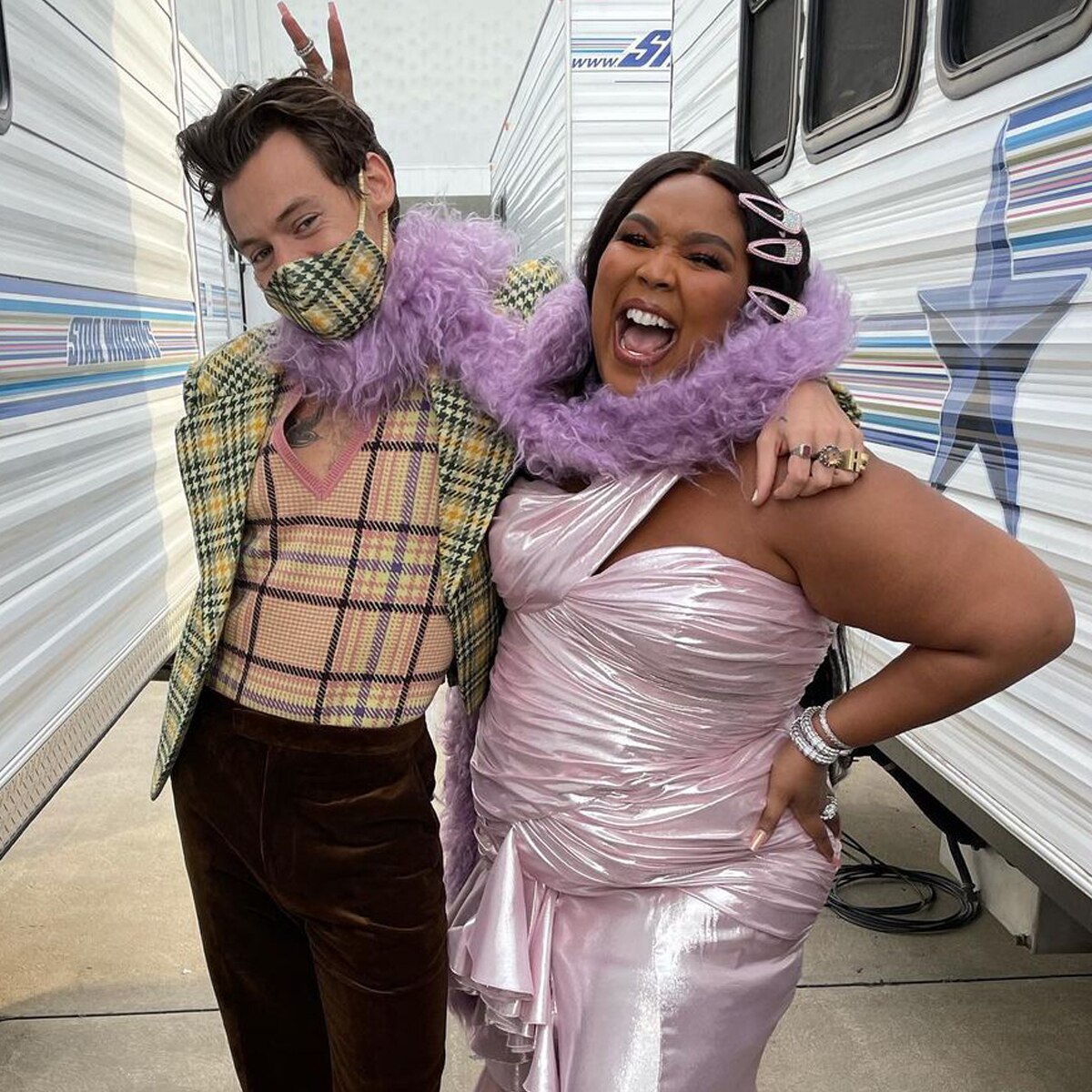Harry Styles, Lizzo, 2021 Grammy Awards, Instagram