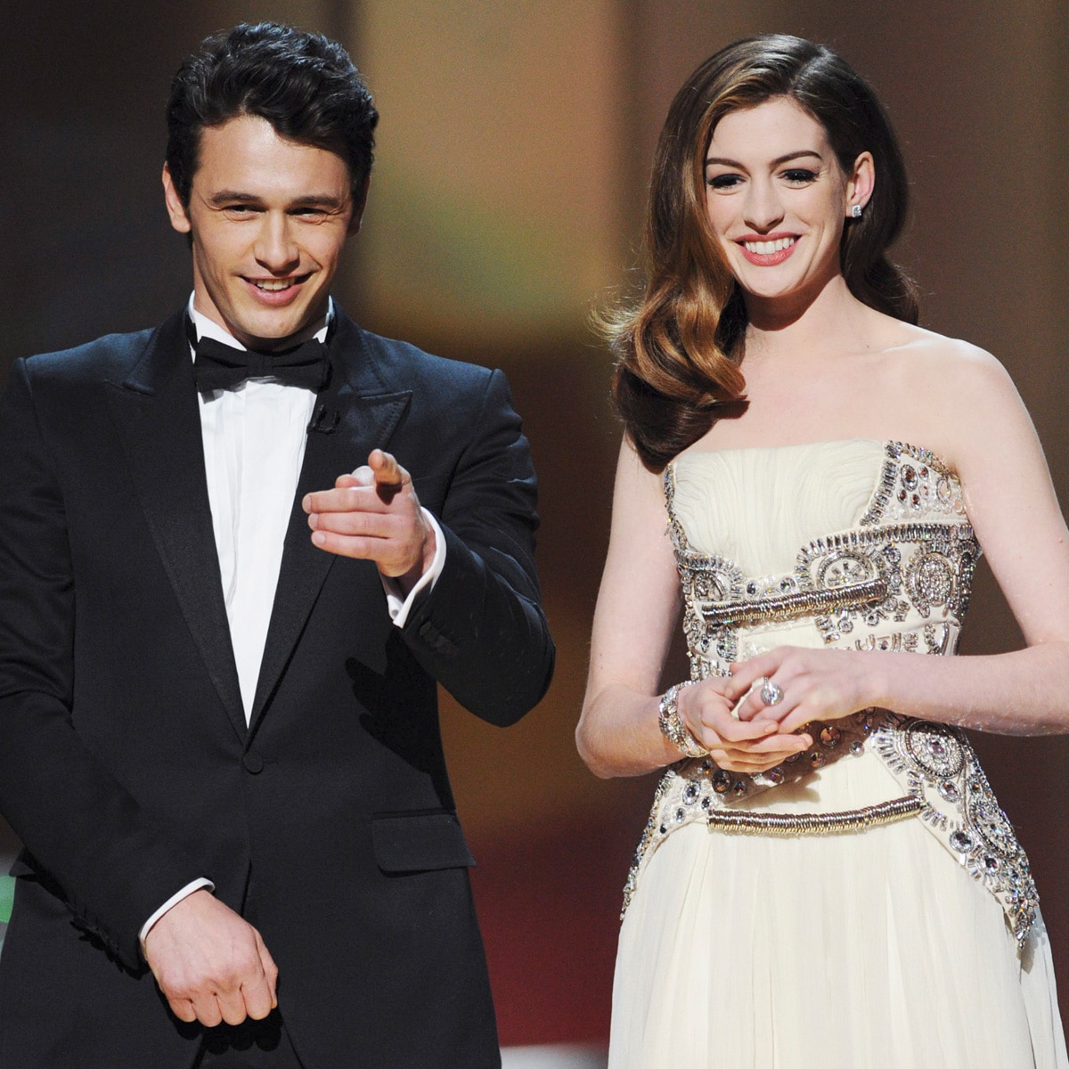 Anne Hathaway, James Franco, 2011 Oscars