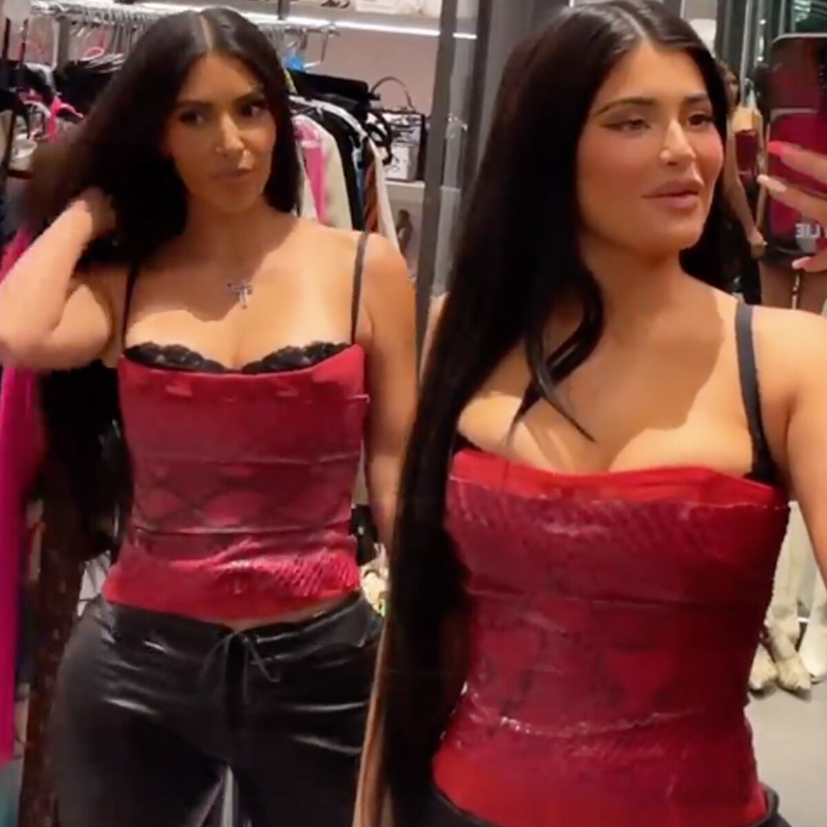 Kim Kardashian, Kylie Jenner, Instagram