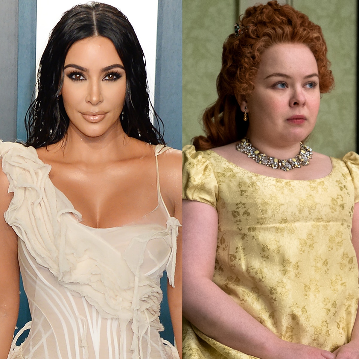 Nicola Coughlan, Bridgerton, Kim Kardashian