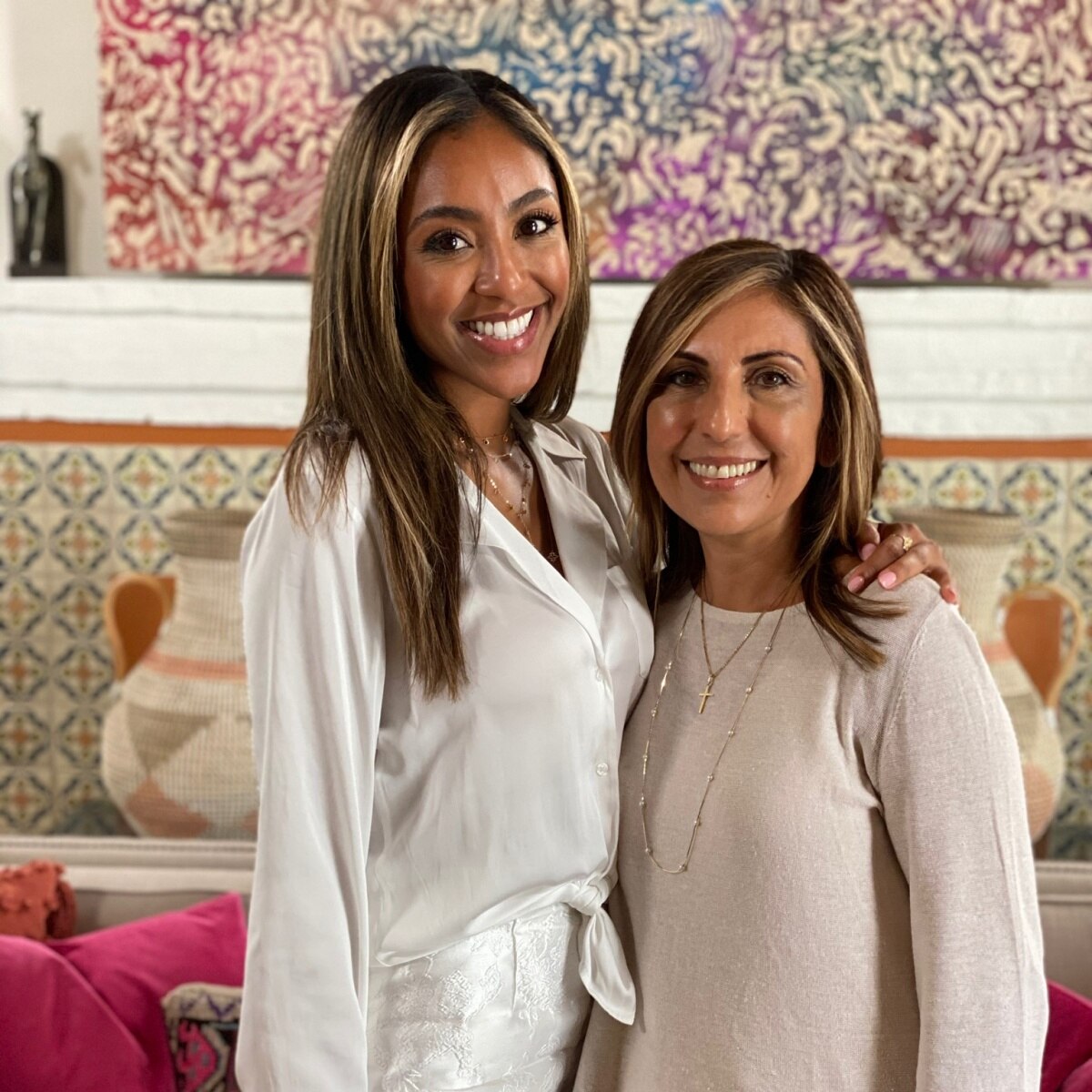 Tayshia Adams, Rosario Adams