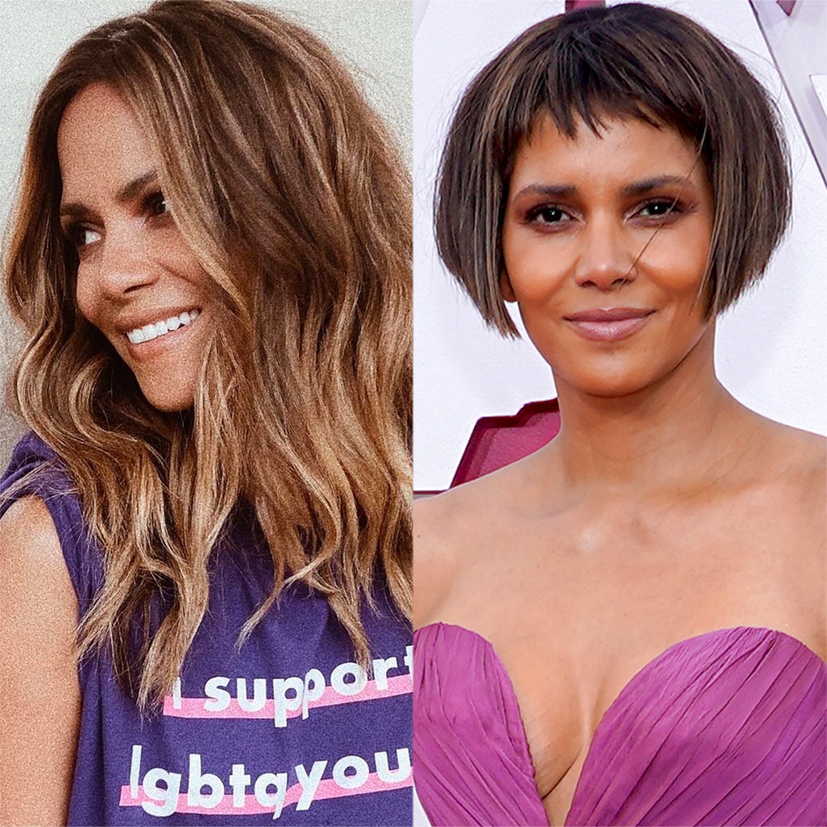 Halle Berry, 2021 Oscars, Hair Transformations