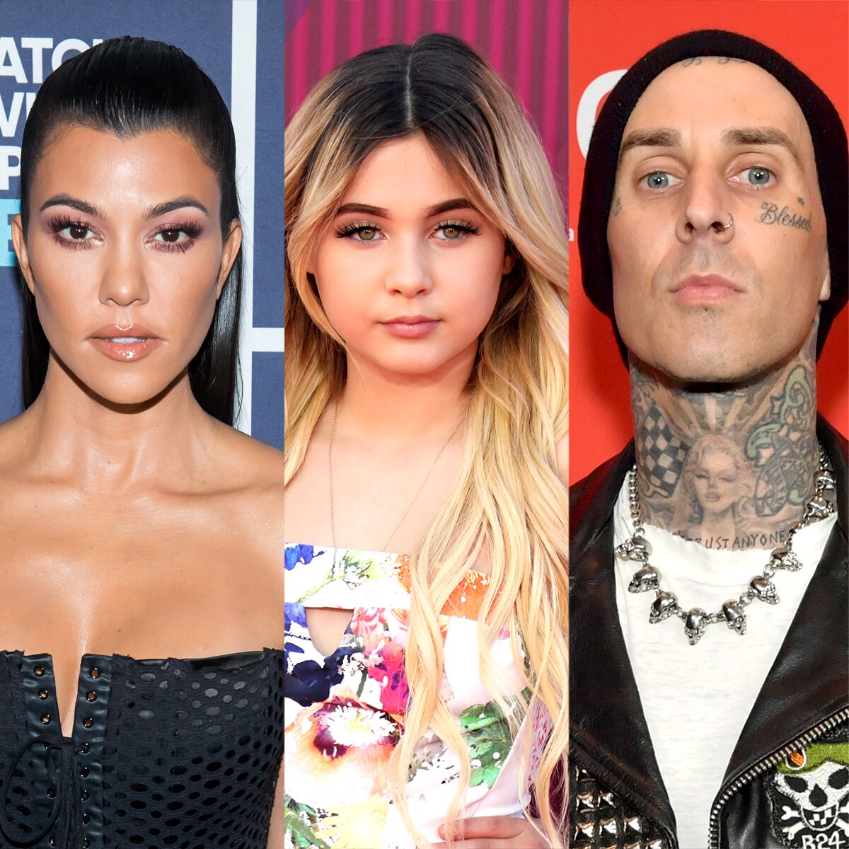 Kourtney Kardashian, Travis Barker, Alabama Barker