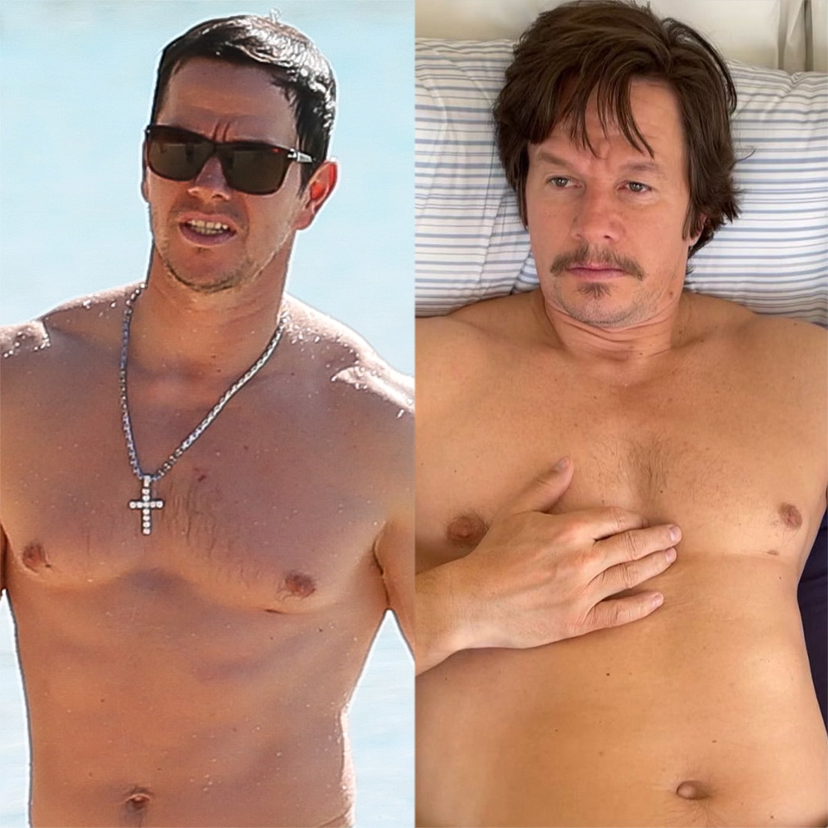 Mark Wahlberg, Weight Loss or Weight Gain for Roles