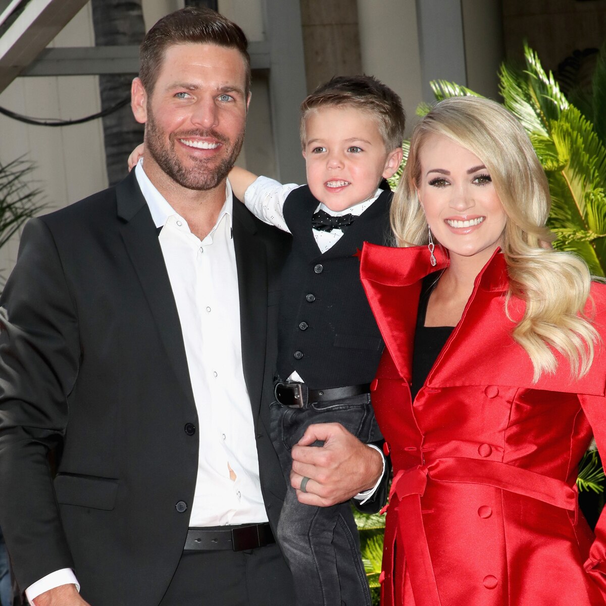 Carrie Underwood, Mike Fisher, Isaiah Fisher, Hollywood Walk of Fame