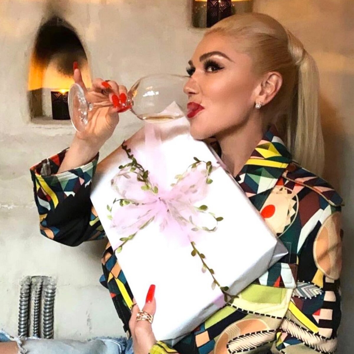 Gwen Stefani, Bridal Shower, Instagram