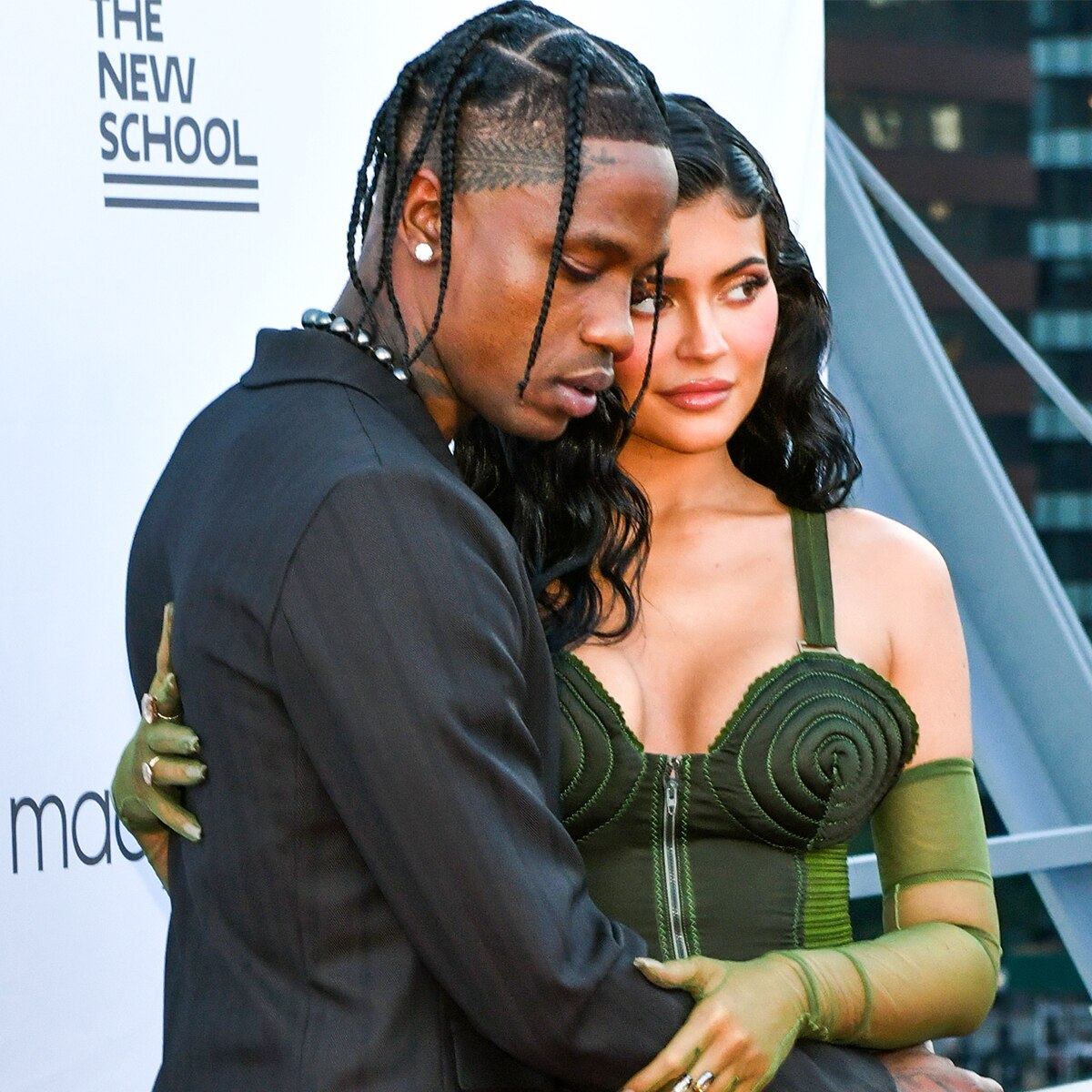 Travis Scott, Stormi Webster, Kylie Jenner, Parsons Benefit 2021