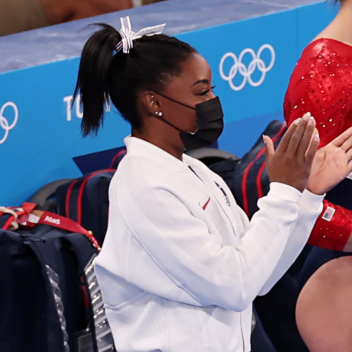 Simone Biles, Grace McCallum, Jordan Chiles, USA, 2020 Tokyo Olympics, Candids