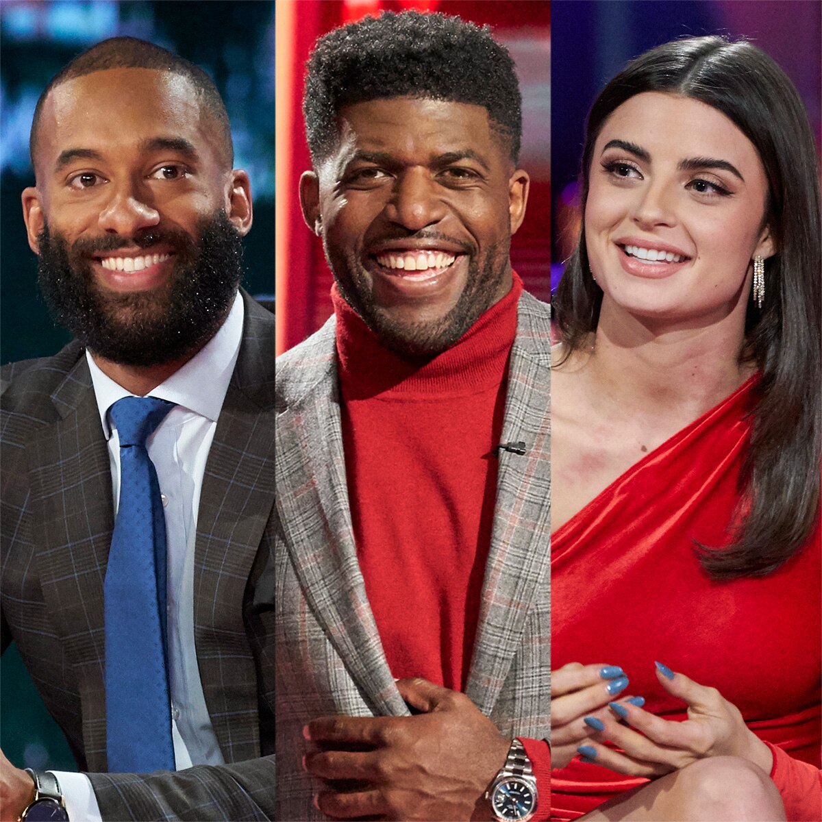 Matt James, Rachael Kirkconnell, Emmanuel Acho