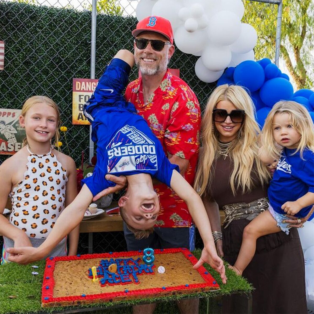 Jessica Simpson, Eric Johnson, Maxwell Drew, Ace Knute, Birdie Mae, Kids, Children, Birthday, Fourth of July 2021, Instagram