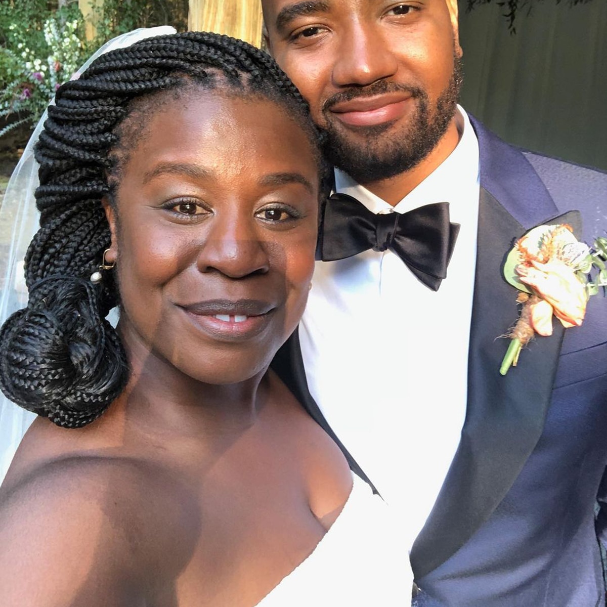 Uzo Aduba, Robert Sweeting, Wedding