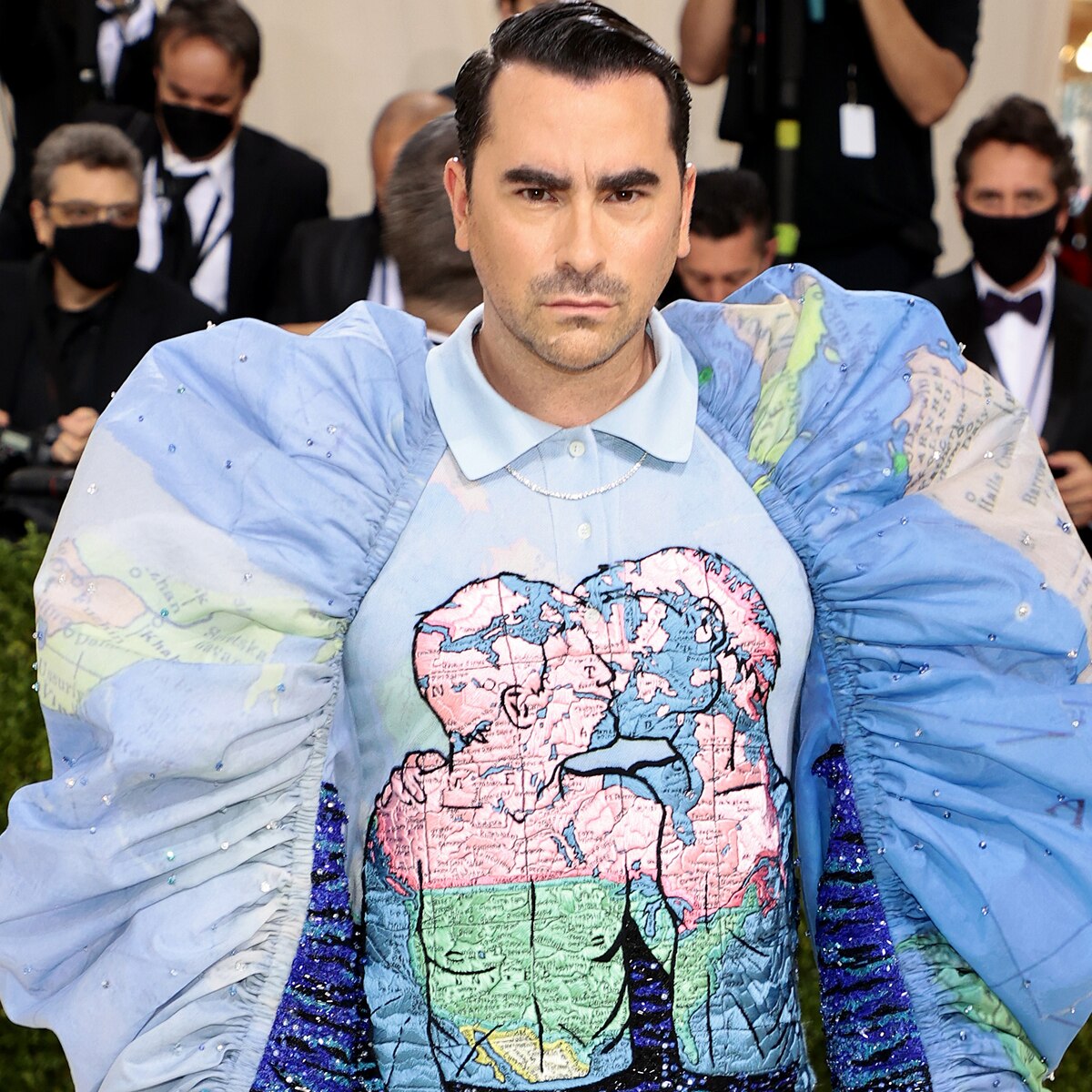 Dan Levy , 2021 Met Gala, Arrivals, Red Carpet Fashions