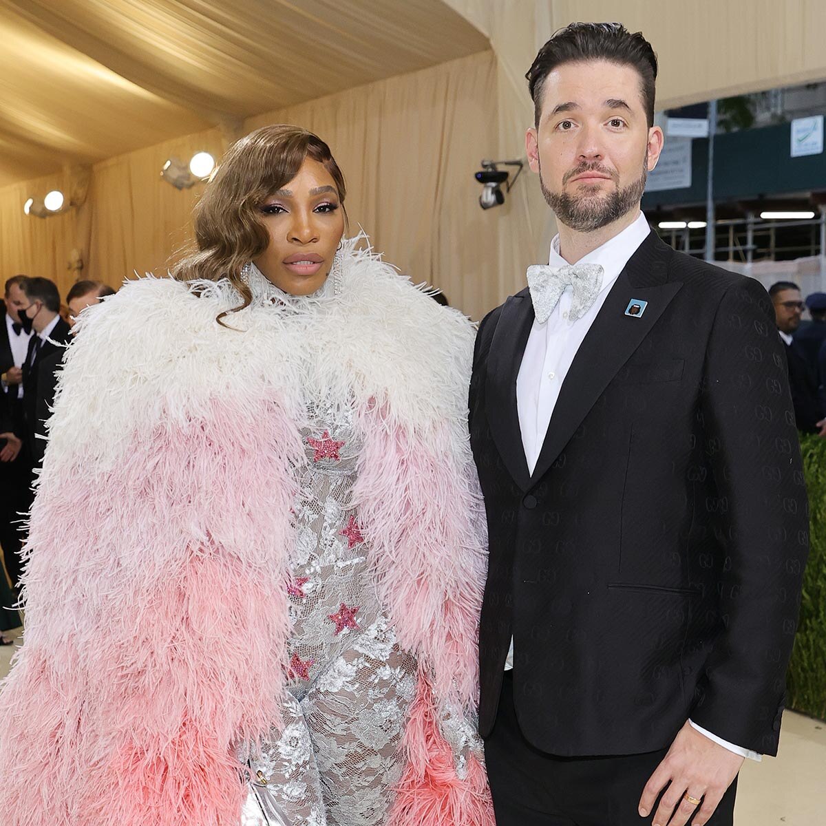 Serena Williams, Alexis Ohanian, 2021 Met Gala, Arrivals, Red Carpet Fashions, Couples