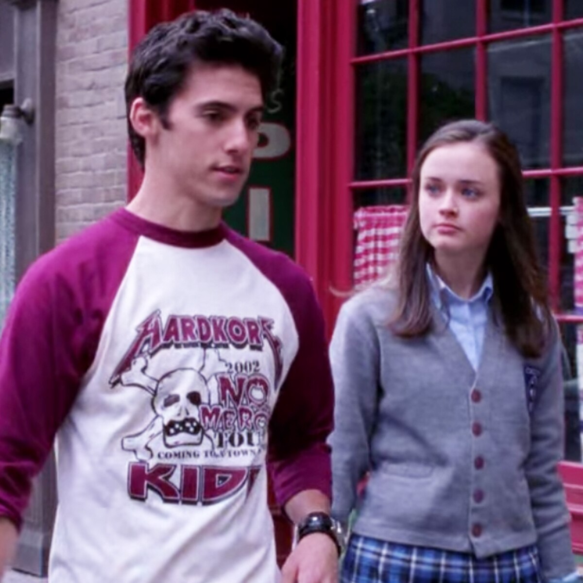 Milo Ventimiglia, Alexis Bledel, Gilmore Girls screengrab